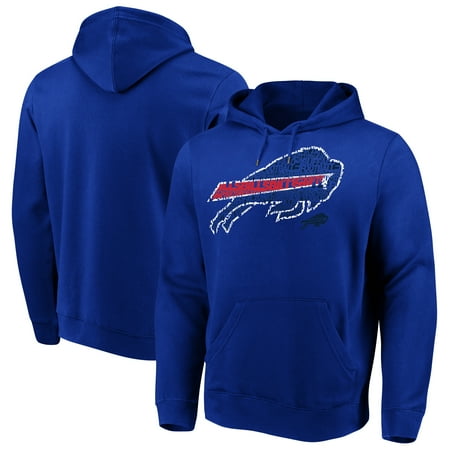 - Buffalo Bills Majestic Line of Scrimmage Pullover Hooded Sweatshirt - Royal
