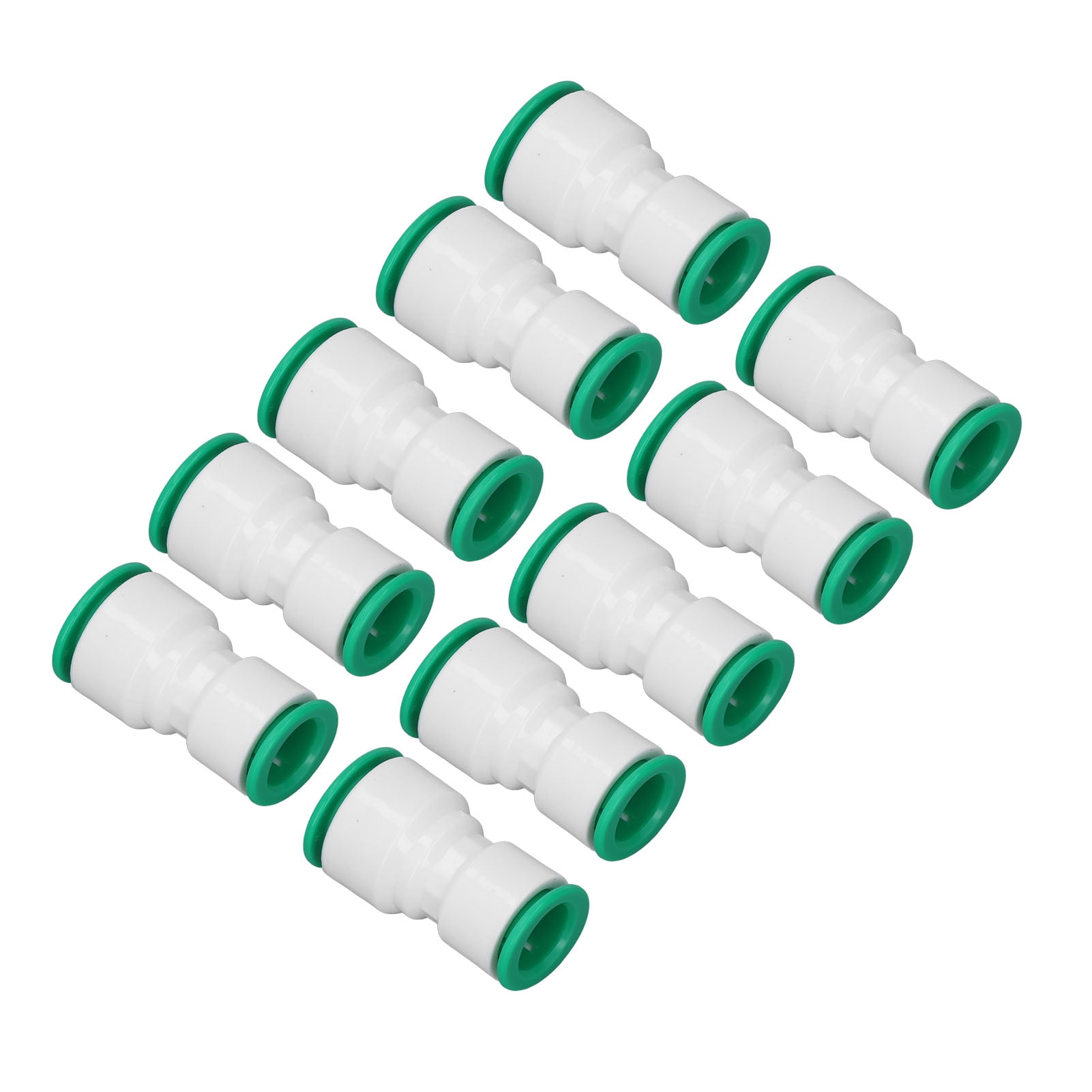 10 Pcs PPR Quick Connect Straight Through Fittings Water Pipe Connector Fittings For Irrigation