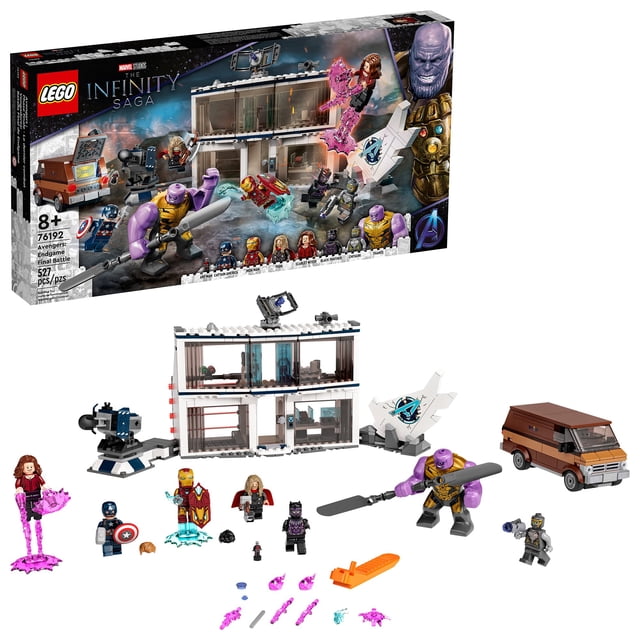 LEGO Marvel Avengers: Endgame Final Battle 76192 Collectible Building Kit; Battle Scene at The Avengersâ Compound; New 2021 (527 Pieces) LEGO -
