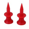 thumbnail image 2 of Tees de golf Tees de dos pisos 30 mm 99 piezas (rojo) Tees de golf con límite de bola Tees de bola Suministros de golf Tees de golf Tees de clavos de plástico de colores, 2 of 5