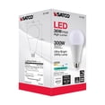 thumbnail image 2 of Satco Ultra Bright Utility Lamp - 36 Watt - PS30 LED - Dimmable - White Finish, 2 of 10