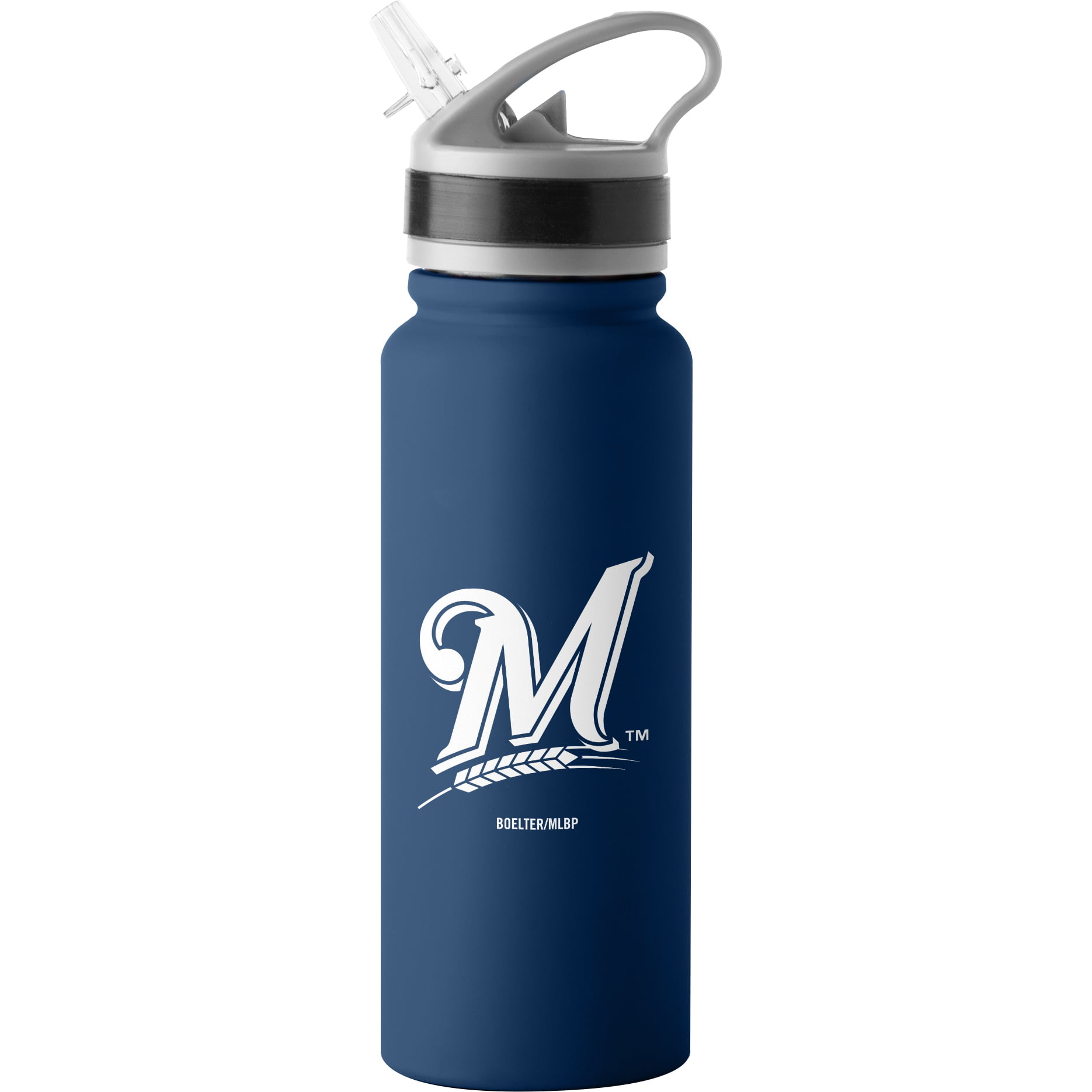Milwaukee Brewers 24-Ounce Stainless Steel Water Bottle 