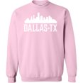 thumbnail image 2 of Inktastic Dallas Texas Skyline Tx Cities Adult Sweatshirt, 2 of 4
