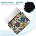 thumbnail image 2 of FORMRS 13-13.3 inch Laptop Sleeve Case Soft Carrying Quilted Computer Bag Cover, Blue Flowers, 2 of 7