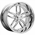 thumbnail image 3 of US MAG U127 Roue Finition Chromée (0 x 0. Pouces /5 x 127 mm, 7 mm Déporté), 3 of 3