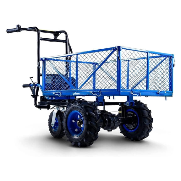 Landworks 48V 2Ah Self-Propelled Electric Utility Wagon - Effortlessly Haul up