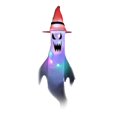 thumbnail image 3 of Inteprter Decoraciones de Halloween Ghost Windsock LED Luminous Hanging Spooky Flag Party Props para Terrazas Céspedes Jardines Kits de decoración para fiestas Numero 5 Inteprter HA044535-05, 3 of 6