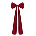 thumbnail image 2 of Dserfhy 71 Inches Christmas Extra Large Velvet Bow Giant Xmas Tree Toppers Bows for Home Wreath Wall Backdrop Birthday Wedding Party Decoration, 2 of 8