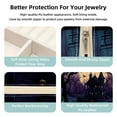 thumbnail image 3 of Halloween Cemetery Travel Portable Square Jewelry Box for Rings, Earrings, Necklaces, Bracelets - Girls and Women, 3 of 6