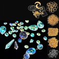 thumbnail image 2 of 740 Piezas de Kits de Atrapasueños de Cristal, Candelabro Colgante, Piezas de Prismas de Cristales, Colgantes para Hacer Arcoíris, Cuentas de Atrapasoles DIY, 2 of 5