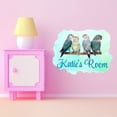 thumbnail image 3 of Personalized Watercolor Decal Bedroom Wall Decal for Children Watercolor Background Customize Name Art Cute Custom Name Décor - Size: 30 In x 21 In, 3 of 5