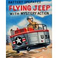 thumbnail image 2 of Retrorocket 15x18 Black Ornate Wood Framed with Double Matting Museum Art Print Titled - Battery Operated Flying Jeep with Mystery Action, 2 of 4