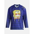 thumbnail image 5 of SpongeBob SquarePants Men's & Big Men's Graphic Hockey Jersey with Long Sleeves, Sizes XS-3XL, 5 of 5