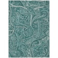 thumbnail image 2 of Addison Rugs Chantille Indoor/Outdoor Traditional Paisley Teal Washable Rectangle Rug, 10' x 14', 2 of 5