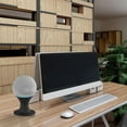 thumbnail image 3 of Dalazy Haut-Parleurs Racks Support de Haut-Parleur en Plastique Robuste Simple Support de Son de Table Haute Résistance pour Magasin de Ménage Noir, 3 of 8