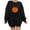 Black-1, variant on 2025 Halloween Sweaters For Women Crewneck Trendy Casual Vintage Pumpkin Graphic Sweatshirts Loose Fit Long Sleeve Shirts