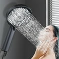 thumbnail image 1 of Quick Sale, High-Pressure Shower Head, 3 Modes Adjustable, , , , , , , , Hzhnb Buy today | Plastic, Gray [New Arrival], 1 of 9