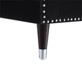 thumbnail image 5 of Posh Living Soraya Tufted Velvet Sofa with Nailhead Trim in Black/Chrome, 5 of 8