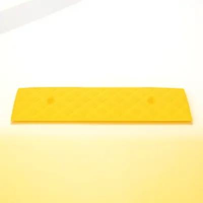 MIPCASE  Yellow Pe Car Curb Ramp for Pet Use Anti-Pressure Friction Design