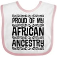 thumbnail image 3 of Inktastic Black History Proud African Ancestry Boys or Girls Baby Bib, 3 of 4