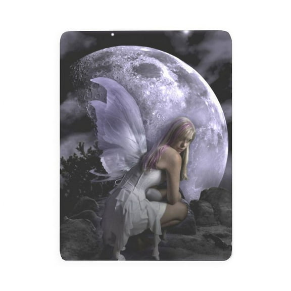 CafePress - Fairy Moon Light - Large Sherpa Fleece Throw Blanket 80" x 60"