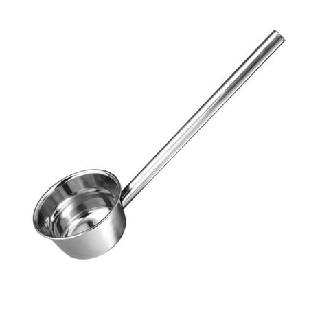 

1pc Water Ladle Stainless Steel Thickened Long Water Bailer Garden Water Ladle