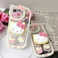 thumbnail image 7 of Sanrio Hello Kitty Stand Phone Cases For iPhone 16 Pro Max Original Shockproof Cover Iphone 16 Plus Y2K Cartoon Case Shell Coque Hello Kitty 3 For iPhone 16 Pro Max, 7 of 7