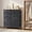 Black Wood, variant on XX Dresser For Bedroom, Dressers & Chests Of Drawers Dresser Organizer, Wood Top Table Furniture With 8 Fabric Storage Tower Unit, Chest Of Drawers For Closet, Living Room, Hallway, Porch