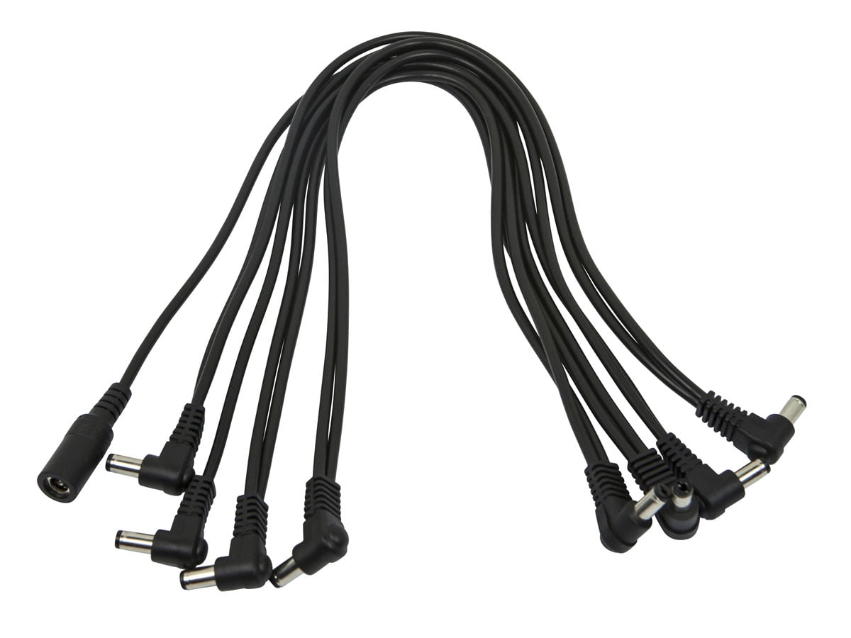 MONOPRICE 8Head MultiPlug DaisyChain Cable for Guitar Pedal Power