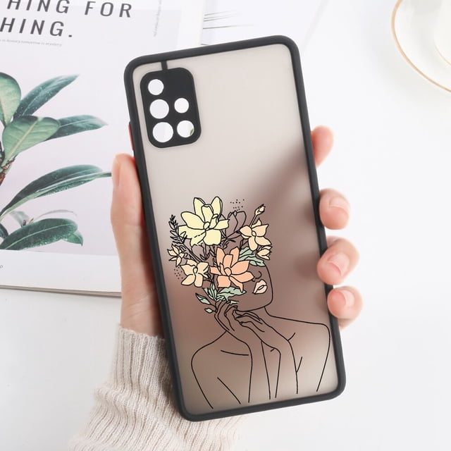 Funda de estética para Samsung Galaxy A33 5G Fundas A53 A13 A52 A52s A51 A12 A32 A22 A72 A21S A14 A23 A50 A71 Fundas duras mate Fivean unisex