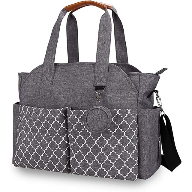 Jinsinto Baby Diaper Bag Shoulder Strap and Portable Waterproof and Large Capacity for Mother