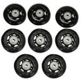 thumbnail image 1 of 8 Pack Inline Skate Wheels, Indoor/Outdoor Roller Skate Wheels, Replacement Wheels with Bearing 64mm, 1 of 5