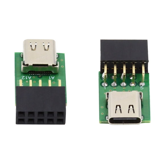 CY Single Port USB 3.1 Type C USB-C Female to USB 2.0 Motherboard 9pin 10pin Header Adapter PCBA 480Mbps