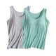 thumbnail image 1 of Camisola de manga corta para mujer con almohadilla para el pecho, sin aros de acero, ropa interior para yoga, pijamas deportivos para mujer, 1 of 2