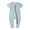 Blue, variant on IROINID Clearance Cotton Neutral Onesies Summer Newborn Baby Girls Boys Bodysuit Short Sleeve Printed Zipper One-piece Romper Jumpsuit,Blue