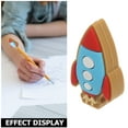 thumbnail image 5 of KAKOWELY pencil tip protector 6pcs PVC Rocket Pencil Extender Adorable Pencil Protectors Pencil Cap Pencil Extender Pencil Covers Pencil Tip Pencil PVC Toppers, 5 of 5