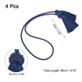 thumbnail image 2 of Uxcell Tassel Curtain Tiebacks, Curtain Holdbacks with Tassel for Home Navy Blue 4 pack, 2 of 6