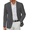 Drak Grey, variant on Men's Casual Blazer Slim Fit Two Button Lightweight Sport Coats Business Suit Jacket