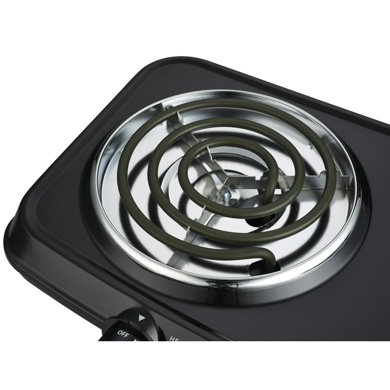 Courant Double Burner, 1700W Hotplate, Black Countertop Burner, Portable  Electric Cooktop, Black, CEB2183K