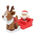 thumbnail image 3 of Replacement Parts for Collectible Fisher-Price Little People Holiday Christmas Santa's Village Playset HGP72 - Replacement Santa's Sleigh, Santa Claus and Reindeer Figures, 3 of 5