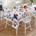 thumbnail image 4 of Rectangle 4th of July Tablecloth 60x120 Waterproof & Stainproof Tablecloths,Wipeable Table Cloth Wrinkle-Free for Round/Rectangle/Oval/Square/Dining/Party,Star Flag Memorial Day Independence Day, 4 of 6