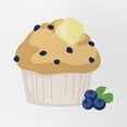 thumbnail image 2 of CafePress - Blueberry Muffin - Adjustable Unisex Printed Trucker Hat with Mesh Back, 2 of 10