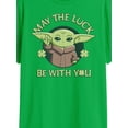 thumbnail image 5 of Star Wars, Men's & Big Men's St. Patrick's Day Graphic Tee, Grogu Luck, Sizes S-3XL, 5 of 5