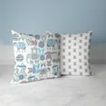 thumbnail image 3 of Amrita Sen Designs Amrita Sen Elegant Elephant Paisley Faux Suede Accent Pillow 16" x 16", 3 of 5