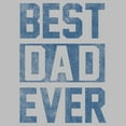 thumbnail image 2 of Men's Lost Gods Best Dad Ever Distressed  Graphic T-Shirt, 2 of 3