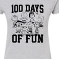 thumbnail image 3 of Peanuts - 100 Days Of Fun - Juniors Fitted Graphic T-Shirt, 3 of 6