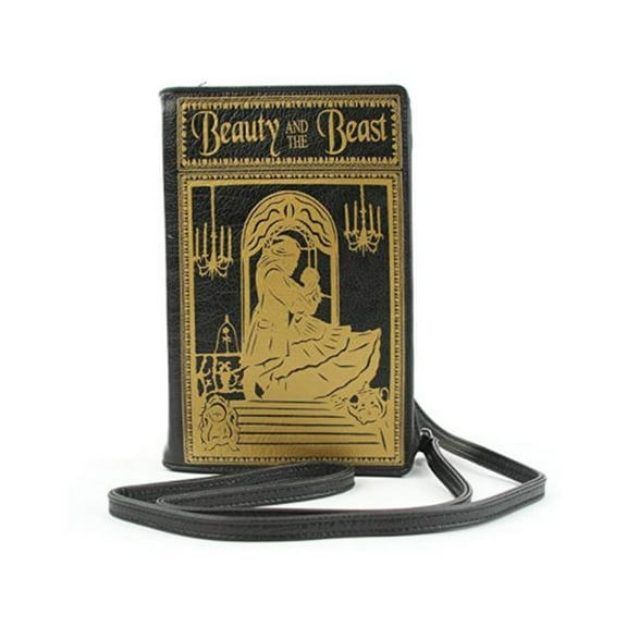 Beauty and the Beast Book Clutch Cross Body Bag in Vinyl