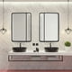 thumbnail image 2 of Espejo de Baño de Pared Costway Marco de Metal Rectangular Redondeado 76,5 x 56,5 cm, 2 of 8