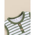 thumbnail image 5 of Bagilaanoe 2pcs Toddler Baby Boy Shorts Set Sleeveless Striped Tank Tops + Shorts 6M 12M 18M 24M 3T Kids Casual Summer Clothes, 5 of 7