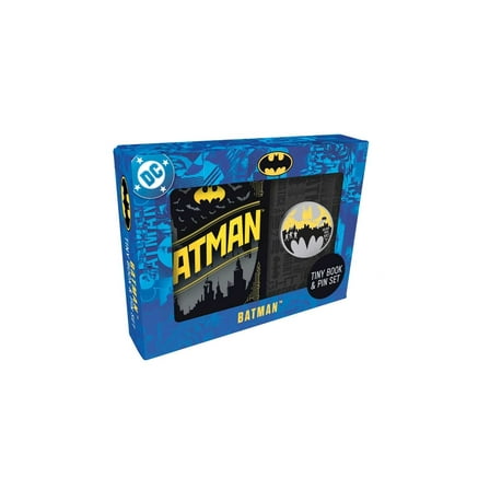 Batman DC Comics: Batman Tiny Book and Pin Set, (Paperback)